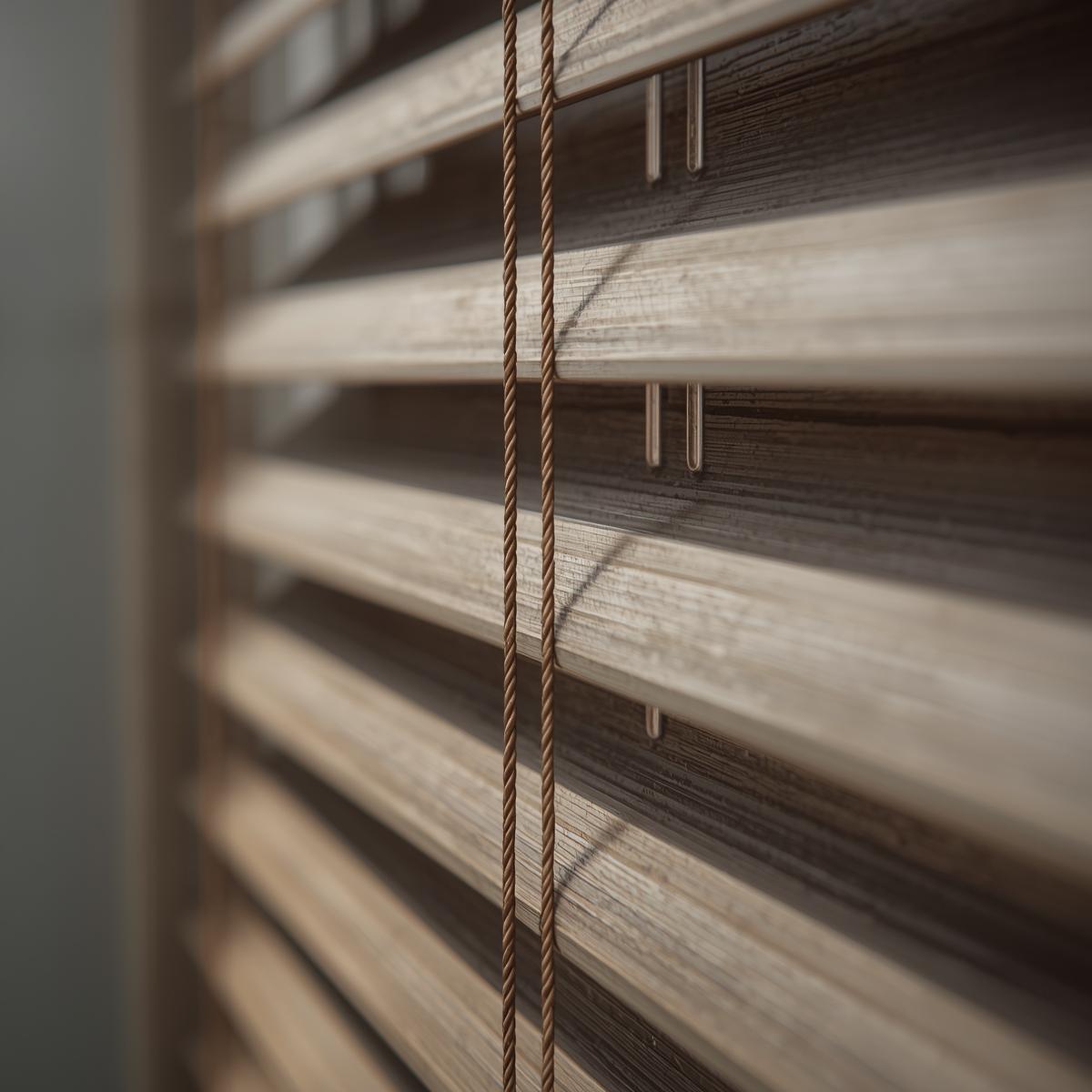 Blind mechanism close-up